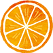 オレンジ（輪切り）